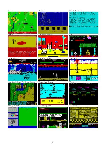 !!(Ebook) Zx Spectrum Games Screenshot Catalog (6000 Color Screenshots Of Sinclair Zx Spectrum Games 405 Pages)