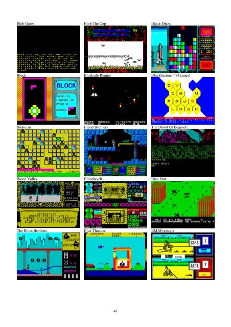 !!(Ebook) Zx Spectrum Games Screenshot Catalog (6000 Color Screenshots Of Sinclair Zx Spectrum Games 405 Pages)