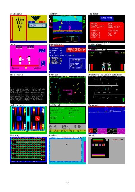 !!(Ebook) Zx Spectrum Games Screenshot Catalog (6000 Color Screenshots Of Sinclair Zx Spectrum Games 405 Pages)