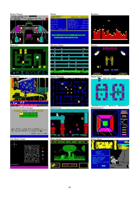 !!(Ebook) Zx Spectrum Games Screenshot Catalog (6000 Color Screenshots Of Sinclair Zx Spectrum Games 405 Pages)