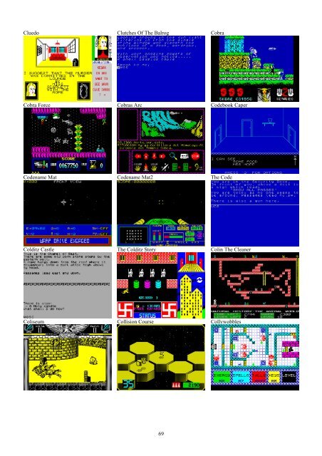 !!(Ebook) Zx Spectrum Games Screenshot Catalog (6000 Color Screenshots Of Sinclair Zx Spectrum Games 405 Pages)