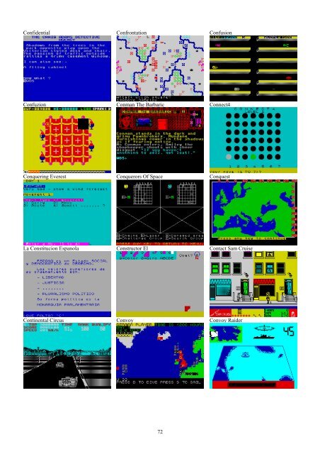 !!(Ebook) Zx Spectrum Games Screenshot Catalog (6000 Color Screenshots Of Sinclair Zx Spectrum Games 405 Pages)