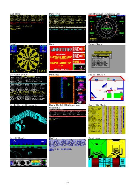 !!(Ebook) Zx Spectrum Games Screenshot Catalog (6000 Color Screenshots Of Sinclair Zx Spectrum Games 405 Pages)