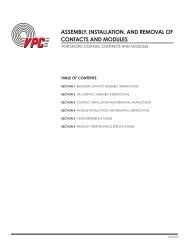 Micro Coaxial User Manual - Equip-Test