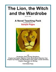 The Lion, the Witch and the Wardrobe - Taking Grades Publishing ...