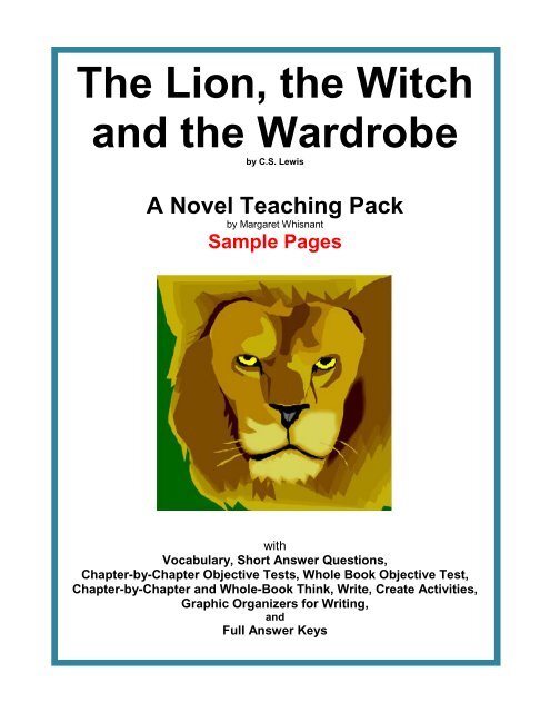 The Lion, the Witch and the Wardrobe - Taking Grades Publishing ...