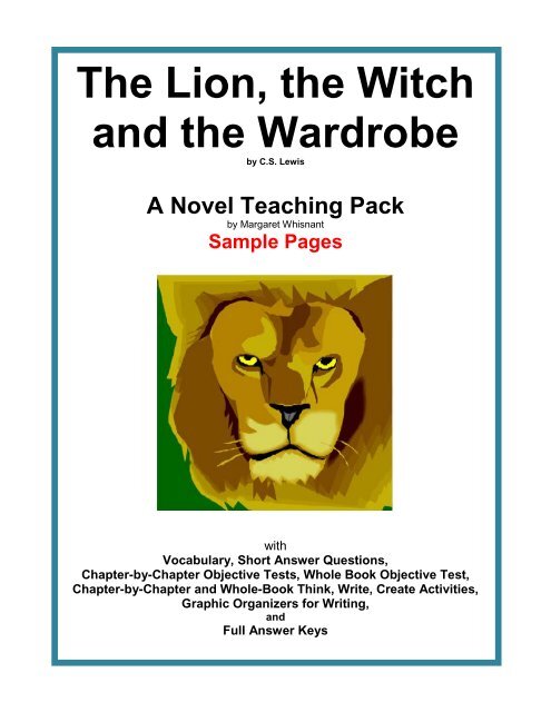 The Lion The Witch And The Wardrobe Taking Grades Publishing