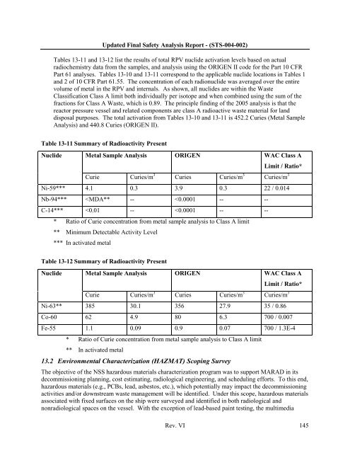 10 CFR 50.71(e) - Maritime Administration - U.S. Department of ...