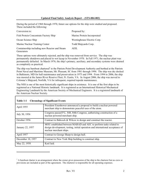 10 CFR 50.71(e) - Maritime Administration - U.S. Department of ...