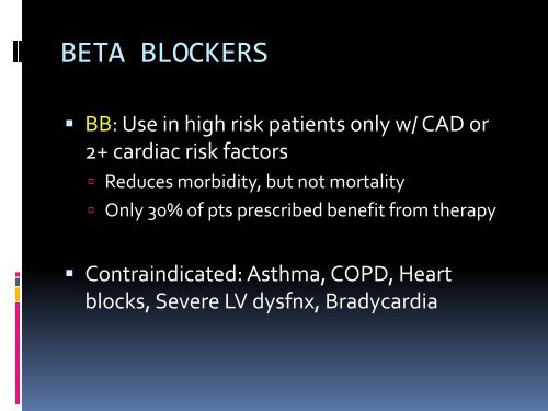 Perioperative Myocardial Infarction