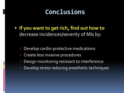 Perioperative Myocardial Infarction