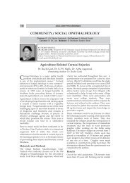 community / social ophthalmology - All India Ophthalmological Society