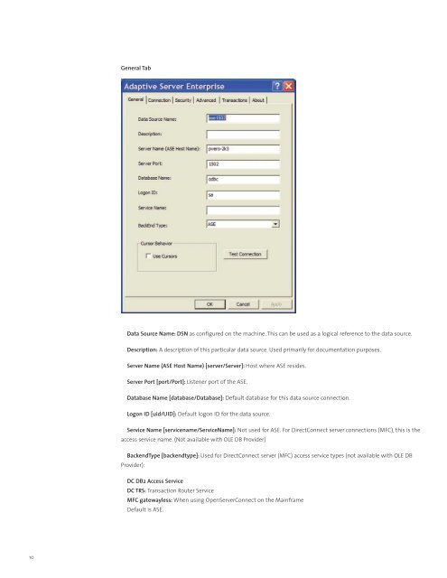 ASE ODBC Driver and OLE DB Provider Migration Technical - Sybase