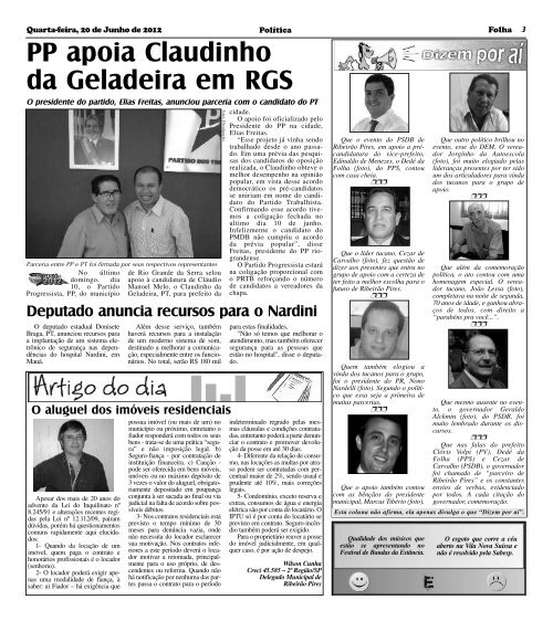 Download da Edição em PDF - Folha Ribeirão Pires