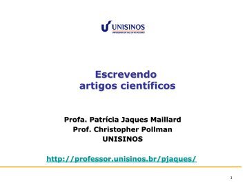 slides - Unisinos