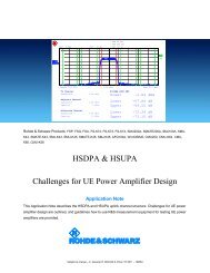 Vorlage für Application Notes - Rohde & Schwarz