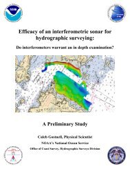 Efficacy of an Interferometric Sonar for Hydrographic Surveying: Do ...