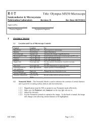 Olympus MX50 Microscope Manual RevB - SMFL