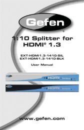 1:10 Splitter for HDMIÂ® 1.3 - Gefen