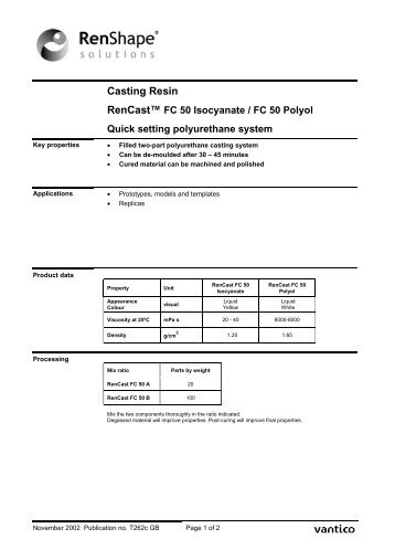 Casting Resin - Lindberg & Lund AS
