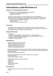 Ãnderungsbeschreibung - EHG opticonsulting