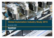 Global Automation Industry Study 2015 - Roland Berger