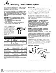 How to Trap Steam Distribution Systems - Armstrong International, Inc.