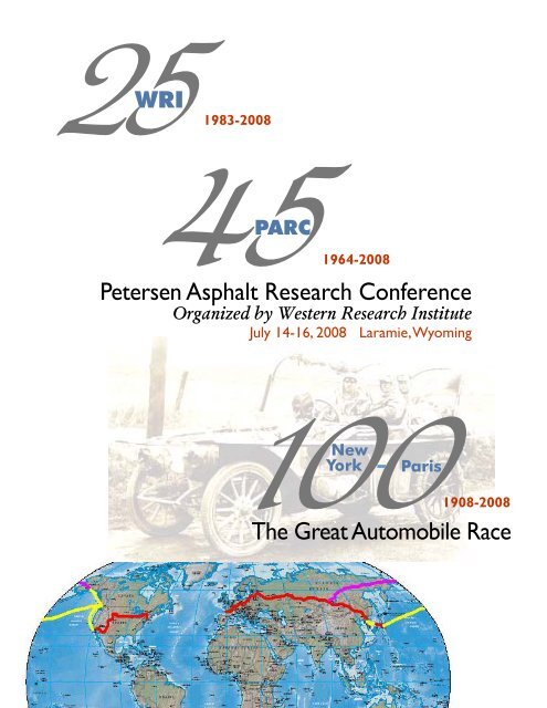 Petersen Asphalt Research Conference 2008 Program