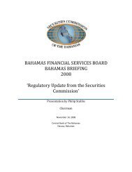 BAHAMAS FINANCIAL SERVICES BOARD BAHAMAS BRIEFING ...