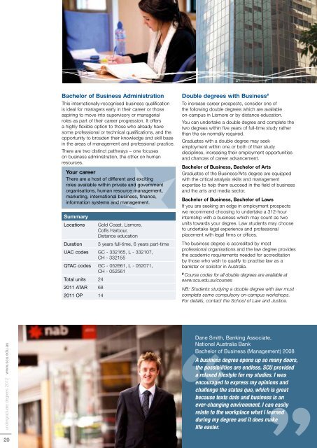 Undergraduate Study Guide 2012 Southern Cross University