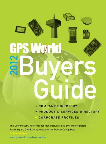 buyers Uide 012 Buyers Guide - GPS World