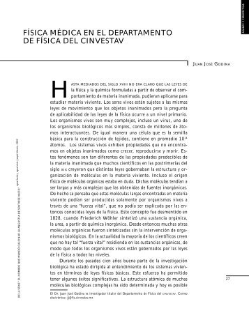 FISICA MEDICA EN EL CINVESTAV.pdf - Cosmofisica