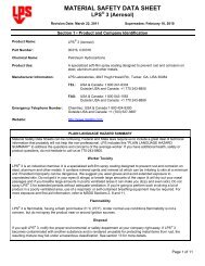 LPS 3 (Aerosol) - MSDS