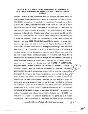 Contrato - Poder Judicial