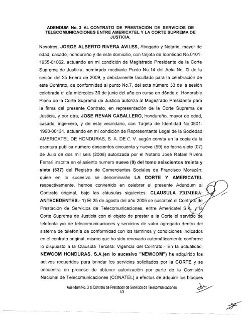 Contrato - Poder Judicial