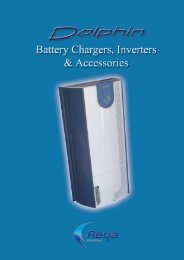 Reya is the manufacturer of Dolphin Battery Chargers