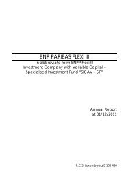 BNP PARIBAS FLEXI III - BNP Paribas Investment Partners