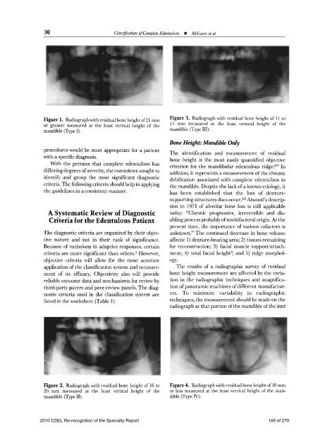 PROSTHODONTICS - American College of Prosthodontists