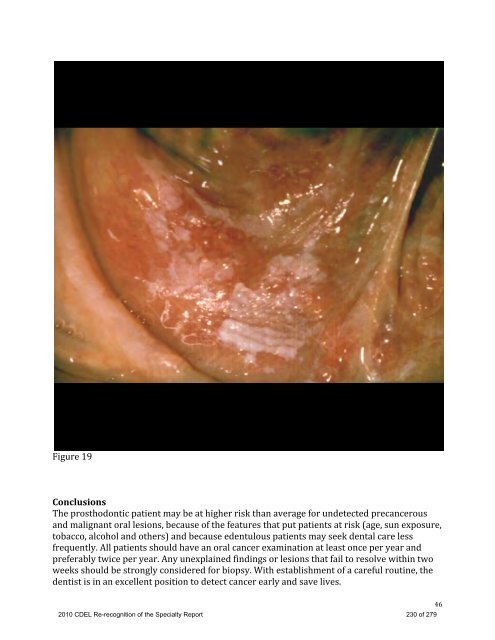 PROSTHODONTICS - American College of Prosthodontists