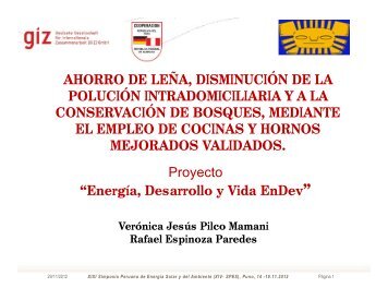 Diapositiva 1 - Asociación Peruana de Energía Solar y del Ambiente