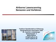 Airborne Laserscanning Sensoren und Verfahren