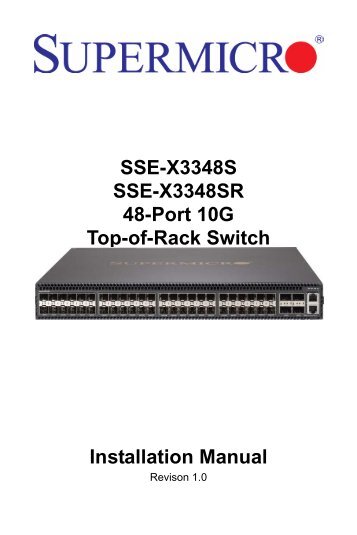 SSE-X3348S_Switch_Installation Guide_1.0.book - Supermicro