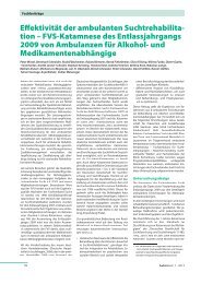 Effektivität der ambulanten Suchtrehabilita- tion – FVS-Katamnese ...