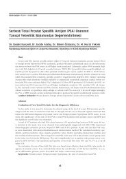 Serbest/Total Prostat Spesifik Antijen (PSA)