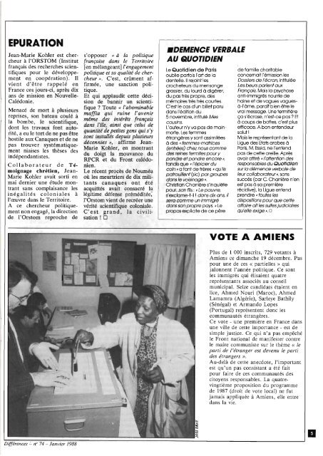 '9;.zine de l'amitiÃ© entre les peuples - Archives du MRAP