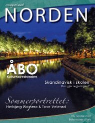 Sommerportrettet: - Forsiden - Foreningen Norden