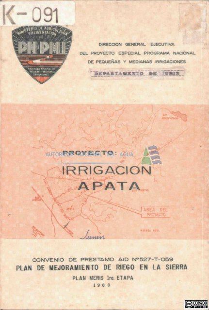 proyecto - Autoridad Nacional del Agua