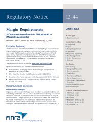 Regulatory Notice 12-44 - finra