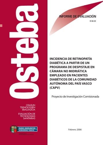 OSTEBA - INFORME DE EVALUACIÃN D-06-03 - Euskadi.net