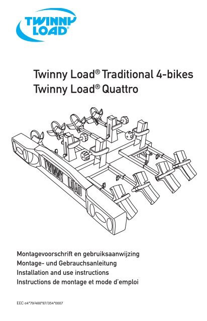 Twinny LoadÂ® Traditional 4-bikes Twinny LoadÂ® Quattro